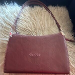 Elegant Burgundy Shoulder Bag